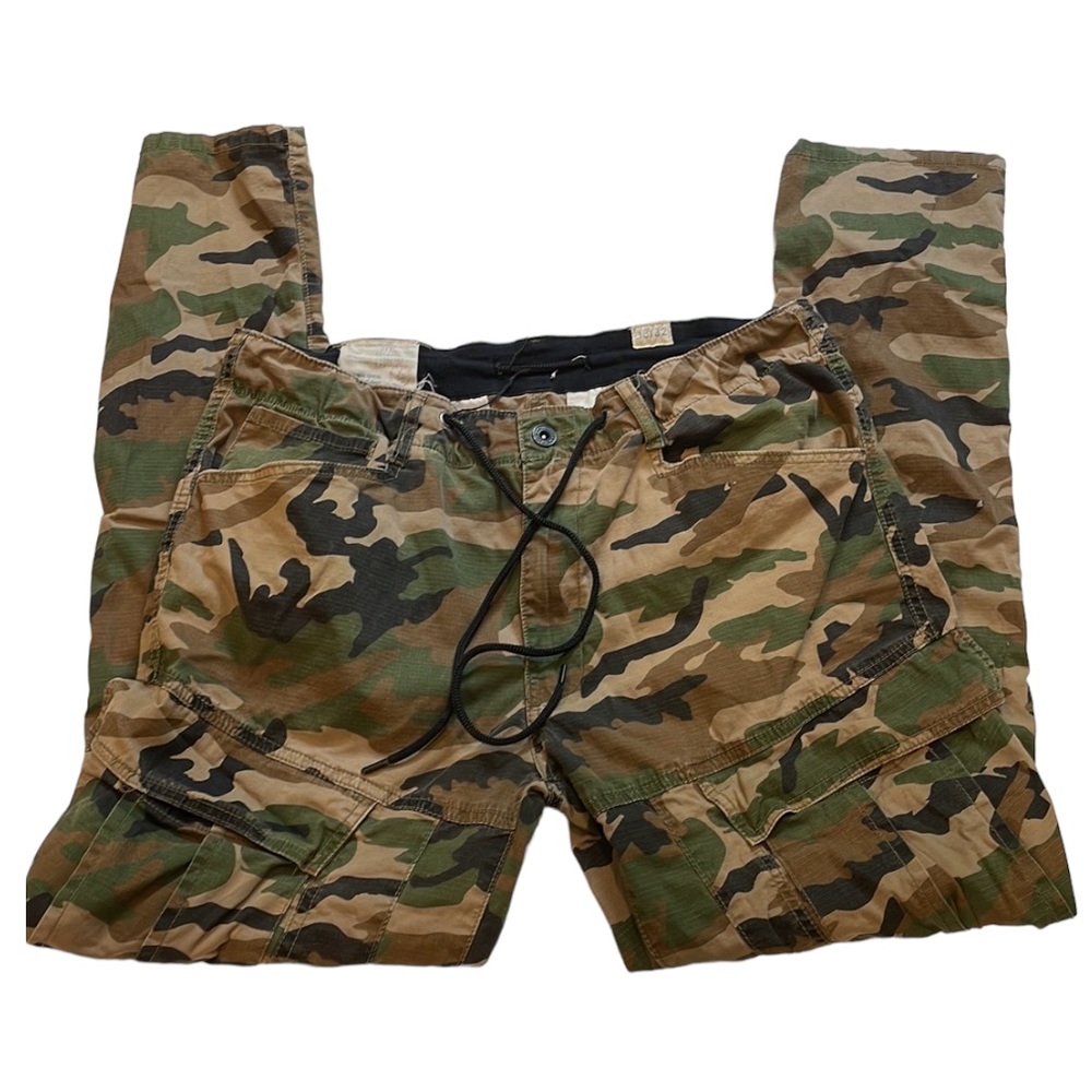 Smoke Rise Camo Moto Skinny Distressed Jeans Men’s Sz 38/32